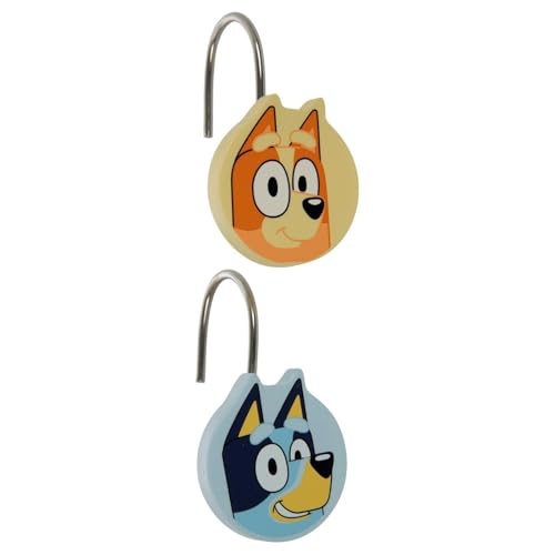 Hobby Lobby Cartoon Dog Shower Curtain Hooks 12-Pack 2.7 x 1.57 inches