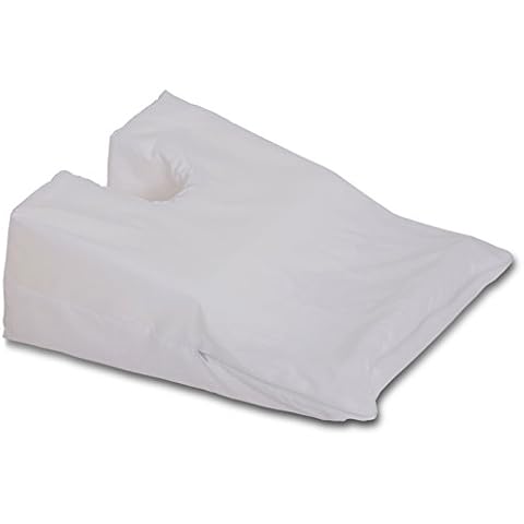 HERMELL PRODUCTS, INC. Hermell Face Down Pillow, Small (Pack of 1), White Cover