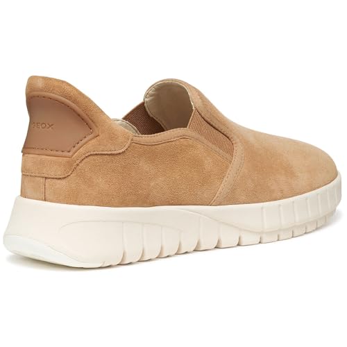 Geox D FLEXTRIDE Plus A Sneakers voor dames, beige, 38 EU