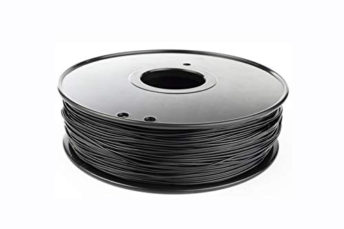 Filament en nylon 1,75 mm 3 mm au choix en nylon 3D noir blanc couleur naturelle filament 3D nylon PA 1 kg filament 3D (couleur : nylon noir)