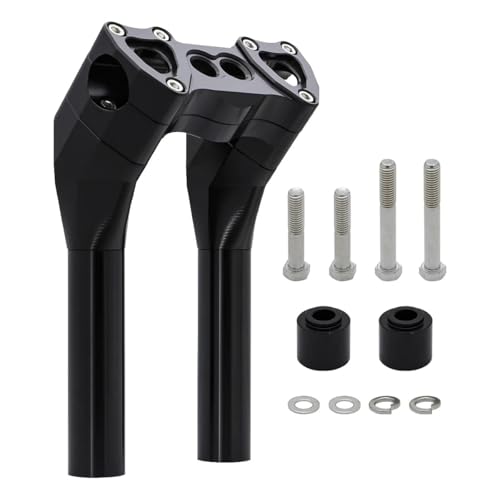 Rehausseur de guidon 28 mm moto Dyna Softail Sportster pontet guidon T