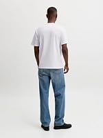 JACK & JONES Male T-Shirt Einfarbig T-Shirt – Ansicht 3