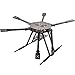 JeeFly LX850 Carbon Fiber Hexacopter Frame Kit Foldable Arm 850mm Heavy Lift Drone Frame with Landing Gear for Cinematic & Industrial Payloads