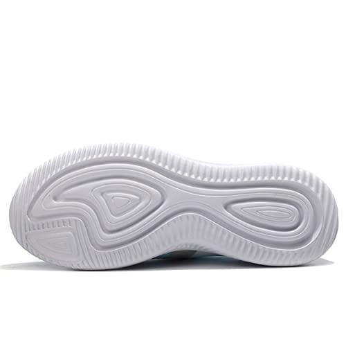 GOSPT Women's Mesh Sneakers Knit Slip on Breathable Nurse Work Walking Sock Shoes3