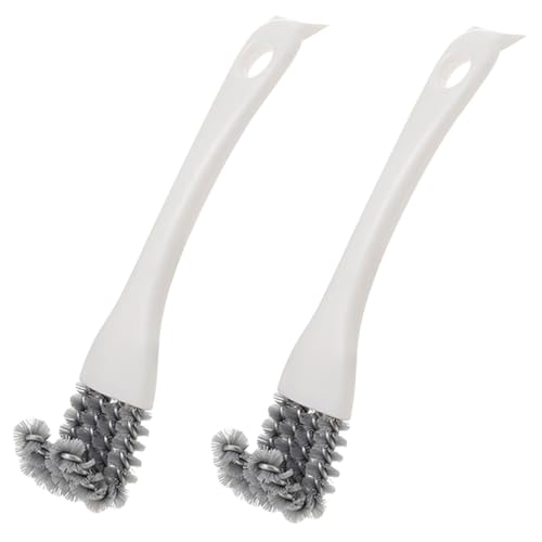 FDCGAS Brosse de Nettoyage Multifonctionnelle - 2pcs pour Barbecue, Cuisinière, Évier, Coin Mort et Grille avec Petite Tête