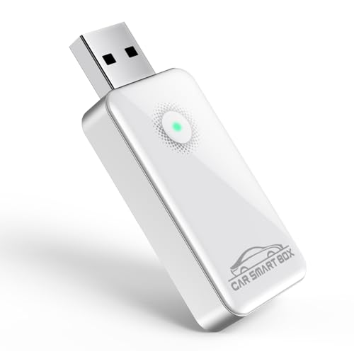 Adaptateur CarPlay sans fil TiMOVO Blanc pour iPhone iOS 10 et voitures depuis 2016