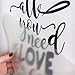 Chalkboard Coffee Wall Decals Quotes for Kitchen - Perfect Blackboard Coffee Lovers Gift Stickers - Best Fridge Cup Vinyl Art with Bonus!