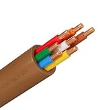 Cable de termostato de bajo voltaje de 300 V (clasificación CL3): la clasificación de 300 V garantiza un aislamiento superior y un alto margen de seguridad para uso de bajo voltaje, por lo que es ideal para termostatos, sistemas de seguridad e instalaciones audiovisuales mientras cumple con las normas de potencia limitada de clase 3 (100 VA).