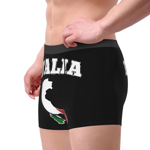 Mens Boxer Briefs Italy Map Flag Underwear Stylish Comfortable Boxer2