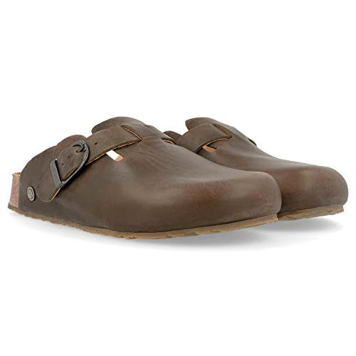 Image of HAFLINGER Grizzly Zigzag Felt Clog Wool Slipper