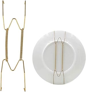 10Inch Dish Display Plate Hangers, 10 Pack Plate Spring Hook Holder Hanging Wire for The Wall Home Decoration, Compatible Decorative Plates, Antique China, Antique Plates and Art