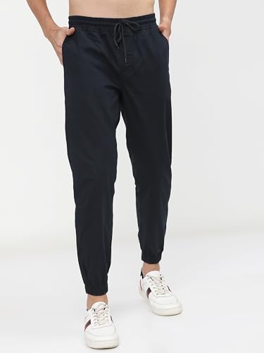 Image of Highlander Men's Cargo Jogger Trousers | Perfect for Casual Outings,Travel & Work Wear with Utility Pockets