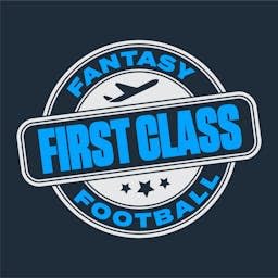 First Class Fantasy Podcast Por Fantasy Football PlayerProfiler Billy Muzio Theo Gremminger arte de portada