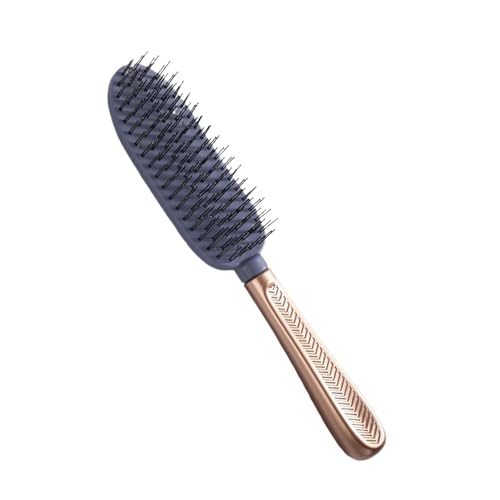 Peigne à cheveux moelleux en couches démêlant coiffage humide sec bleu