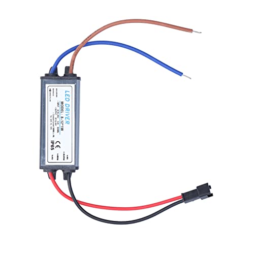 Image of LED Power Supply Driver Transformer Waterproof IP65 AC 85 to 265V to DC 24 to 45V Converter Constant Voltage LED Switching Power Supply for LED Strip Lights (LED 8-12pcs x 1W)