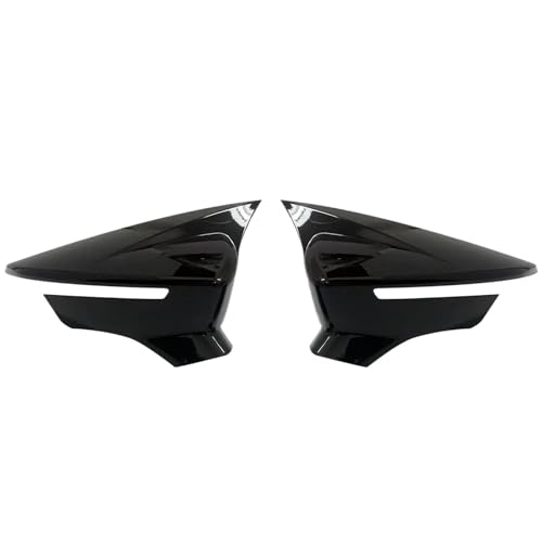 Couvercle de rétroviseur anti-rayures pour Leon 5F FR ST protection et style noir brillant