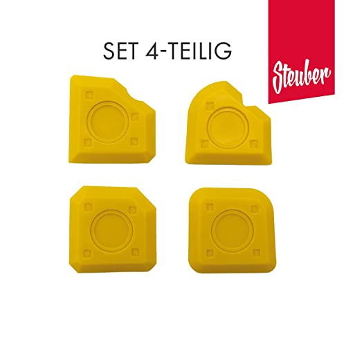 proX Fugen Ass Fugenglätter 4er Set - einfach Fugen erneuern, gelb