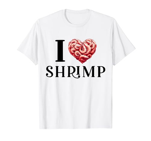 I Love Heart Shrimp T-Shirt
