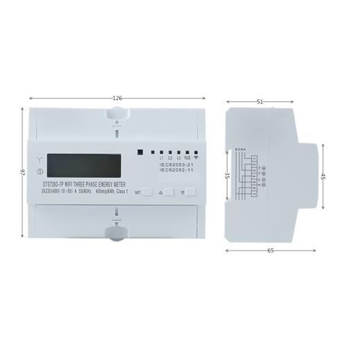 Moniteur de consommation d'énergie kWh triphasé pour optimiser vos coûts électriques