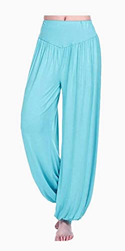 ARJOSA Women's Yoga Harem Pants Flare Loose Baggy Wide Leg Lounge Pajama Bottoms