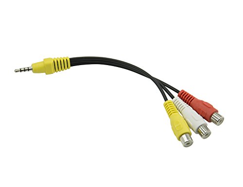 Highfine Replacement Video AV Adapter 3 RCA CBF Signal Cable for Samsung LED TV BN39-01154H