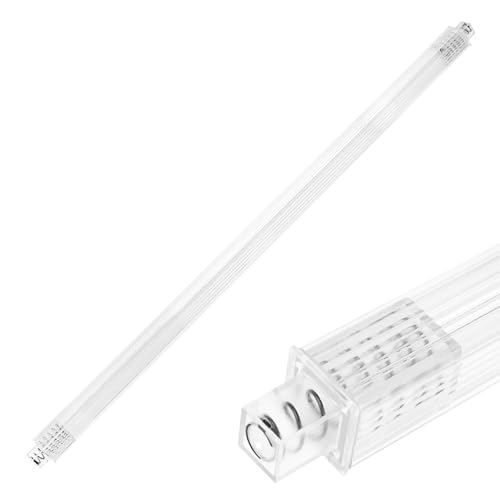 Image of Showingo 24 Inch Clear Replacement Bathroom Towel Bar with Adjustable Spring Loaded Ends Sturdy Plastic Wall Mount for Bathroom and Kitchen Towel Storage- Replacement Towel Bar for Ceramic Holder