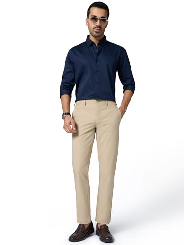 Image of XYXX Men Soft Stretch All Day Quick Dry Slim Fit Casual Pants