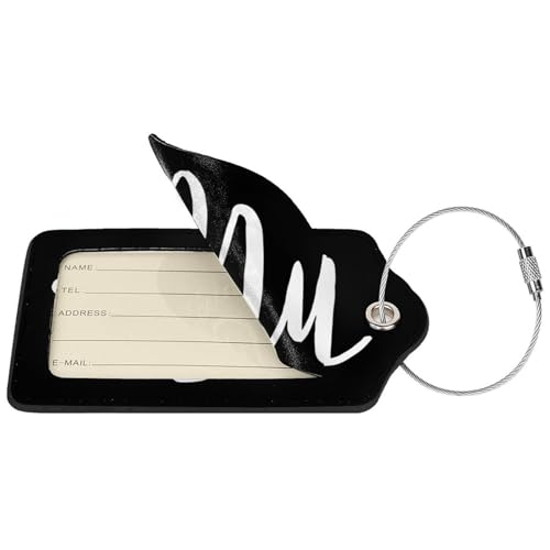 2 Pcs Mr and Mrs Luggage Tags for Suitcases, Privacy Cover ID Label with Steel Loop, Bachelorette Bridal Honeymoon Wedding Anniversary Travel Gift for Couples Bride Groom Husband Wife Men Women Gift4