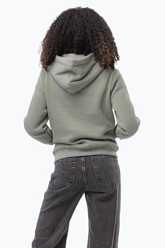 Sweatshirt à Capuche Femme Green Drawstring Hype décontracté
