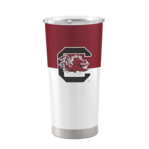 Image of Logo Brands 20 oz Powder Coat Tumbler- Insulated Tumbler with Lid for Water, Iced Tea or Coffee, Smoothie and More