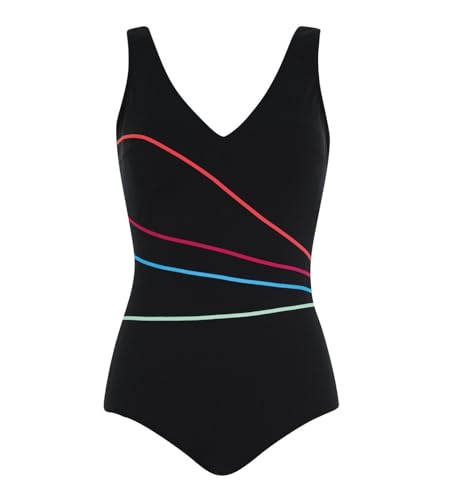 Sunmarin Badeanzug schwarz/Multicolor - 48D