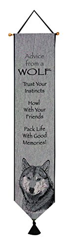 Manual Woodworkers & Weavers Bell Pull, Your True Nature, Advice From A Wolf #TOP8