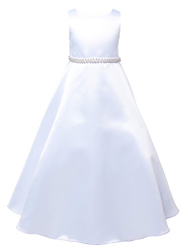 OLIVIA KOO Girls Graceful First Communion Dress (Size 2-16)