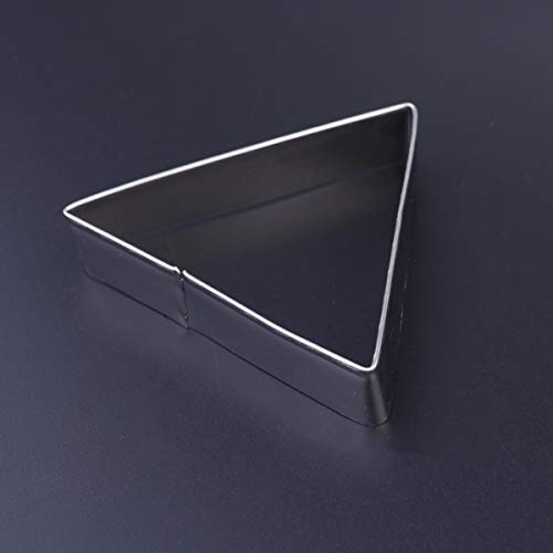 Cortador de biscoito Cabilock 10 peças Formas geométricas Cortadores de biscoito triangular de aço i