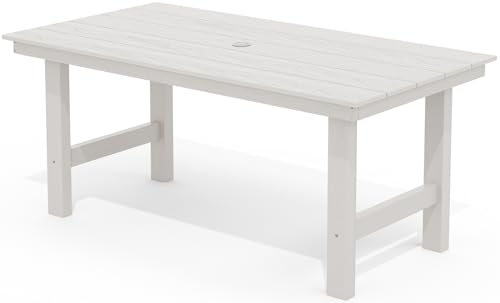 SERWALL HDPE Outdoor Dining Table for 6, 67
