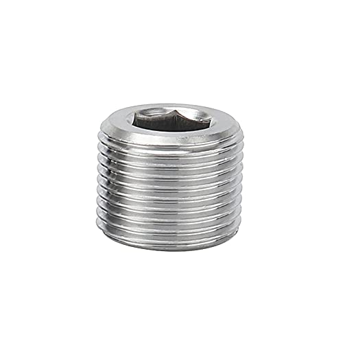 Enchufe de acero inoxidable 304 forjado hexagonal para tapar tuberías roscadas 2