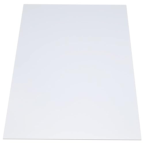 Superior Graphic Supplies Lámina de vinilo rígido blanco matemate, 0.010 pulgadas de grosor x 8 pulgadas de ancho x 10 pulgadas de largo para