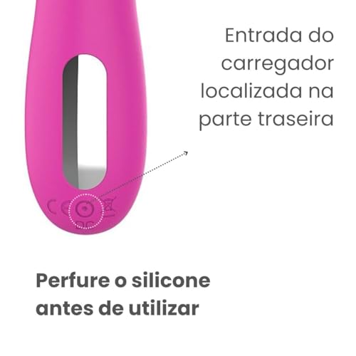 Vibrador Estimulador Clitóris Mamilo Pulsação 10 Velocidades
