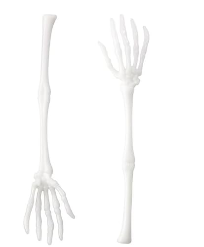 Glow In The Dark Skeleton Hand Tongs