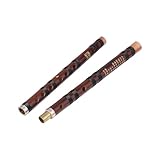 Generic Chinesische Bambusflöte, Chinesische Dizi -Flöte Bambusflöte Bambusflöten für Anfänger (F-Taste)