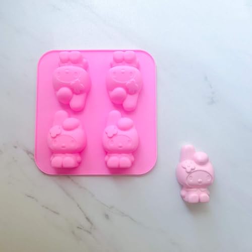 MY MELODY CHARACTER MAT MOLD FOR CUPCAKES, CAKEPOPS, CHOCOLATE STRAWBERRIES, PRETZELS & RICE KRISPIES