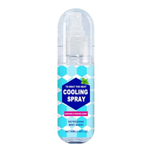 Spray De Enfriamiento Portátil, Niebla De Enfriamiento De 50 Ml, Spray De Aliv-io De Quemaduras Solares, Liviano Y Sin Parar, Hidratante Y Nutritivo Para Viajes Al Aire Libre, Playa