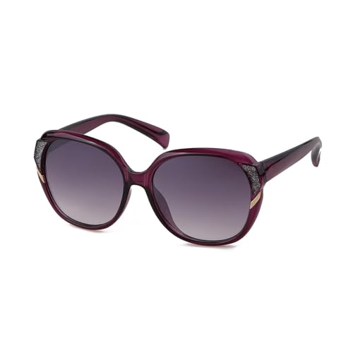 Lunettes de soleil vintage pour femmes à monture léopard rétro et verres solaires