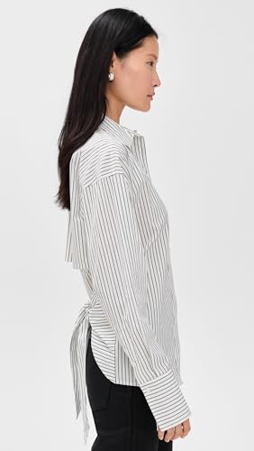 Good American Women's Poplin Tie Back Shirt4