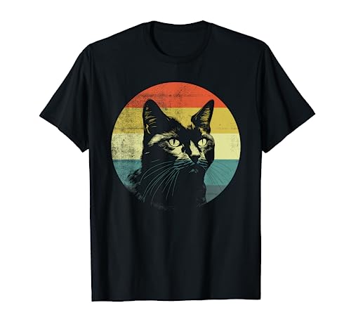 Gato Retro Vintage Design British Shorthair Camiseta