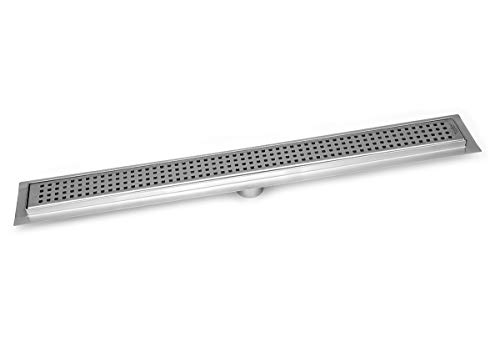 Super Sale ๐ Royal Linear Shower Drain Stainless Steel Traditional Square By Serene Steam 35 5/8 Super Sale ๐ Royal Linear Shower Drain Stainless Steel Traditional Square By Serene Steam 35 5/8