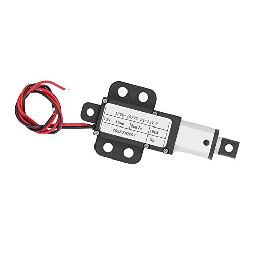 Mini actuador lineal eléctrico 150N de aluminio y 12 V para equipos de catering 7