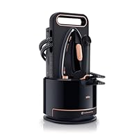 Braun CareStyle 9 IS9095BK, Steam Generator Iron with FreeGlide 3D Technology, iMode OLED, Auto Steam Technology, Turbo Mode, Vertical Ironing, AutoClean, Detachable 2L Water Tank, 2400W, Black