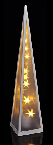 Haushalt International LED Pyramide 20 LEDs warmweiß Weihnachtsdeko...