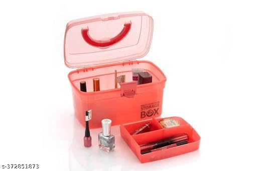 Image of Storage Box Medical Box Cabinet First Aid Medicine nizer Medicine Storage Bins Medicine Case Baby Plastic Storage Box Portable Multipurpose Plastice Storage Box Travel Stationery O (17 -P2691)